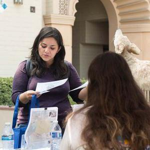 East Asian dancers perform at Fullerton College's WordFest.